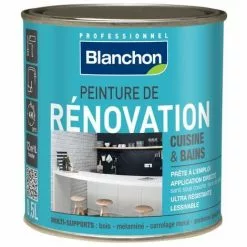 BLANCHON Peinture Rénovation Cuisine & Salle De Bain 0,5L Gris Clair