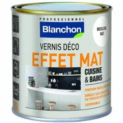 BLANCHON Vernis Déco Effet Mat Pour Cuisine Et Bains - 0,5 L