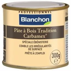 BLANCHON Pâte à Bois Tradition Carbamex Teinte Chêne Clair Pot De 300 G