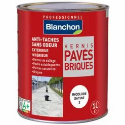 BLANCHON Vernis Pavés Briques Incolore Mat - 1L - Incolore