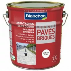 BLANCHON Vernis Pavés Briques Incolore Satiné - 2.5L - Incolore