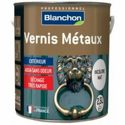 Vernis Métaux Incolore Mat Blanchon 2.5L - Incolore