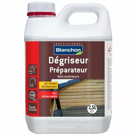 Dégriseur Bois Incolore - Blanchon - 2.5L 4 Dégriseur Bois Incolore - Blanchon - 2.5L – Image 2