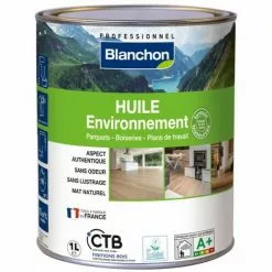Blanchon Soldes 23 BLANCHON Huile Parquet Environnement - Bois Brut 1L - Incolore