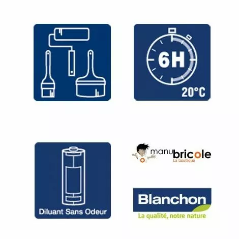 BLANCHON Vitrificateur Parquet VP 5L Mat Soie / Cire Naturelle - Incolore 4 BLANCHON Vitrificateur Parquet VP 5L Mat Soie / Cire Naturelle - Incolore – Image 2