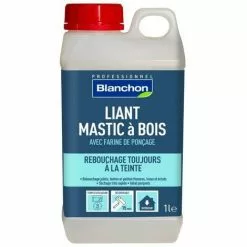 Liant Mastic à Bois BLANCHON Réparation Parquet Avec Farine De Ponçage | Conditionnement: 1 Litre