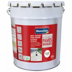 BLANCHON Vernis Pavés Briques Incolore Satiné - 10L - Incolore