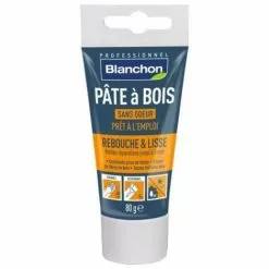 BLANCHON Pâte à Bois Prêt à L'emploi, Petites Réparations, Teinte Pin, Tube De 80 G