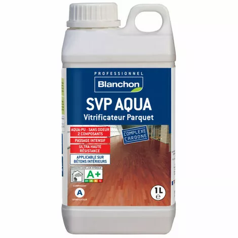 BLANCHON Vitrificateur Parquet "SVP AQUA" Pro Effet Nature 1L - Incolore 3 BLANCHON Vitrificateur Parquet "SVP AQUA" Pro Effet Nature 1L - Incolore