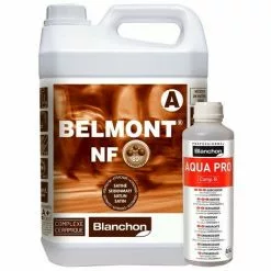 Blanchon Soldes 8 Vitrificateur Parquet BLANCHON Belmont® NF Bi-composant Très Haut Trafic Dans Lieux Publics 10L | Conditionnement: 10 Litres - Finition: Satin