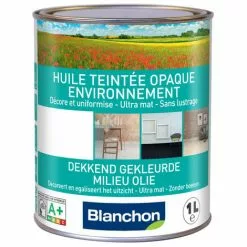BLANCHON Huile Teintée Opaque Environnement Noir 1L - Noir