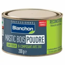 BLANCHON Mastic Bois Poudre - Bois Blanc - 200 G