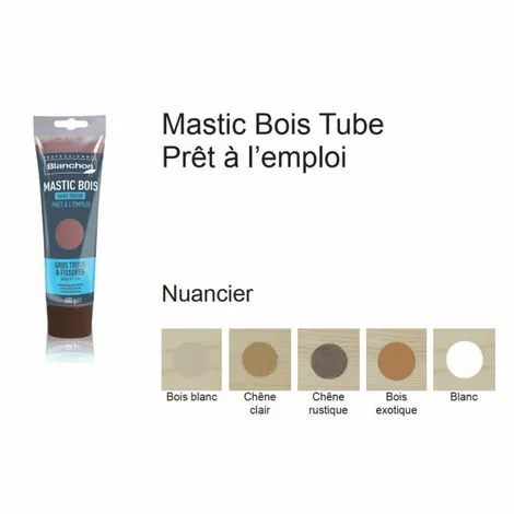 BLANCHON Mastic Bois Prêt à L'emploi - Blanc - 400g - Blanc 5 BLANCHON Mastic Bois Prêt à L'emploi - Blanc - 400g - Blanc – Image 3